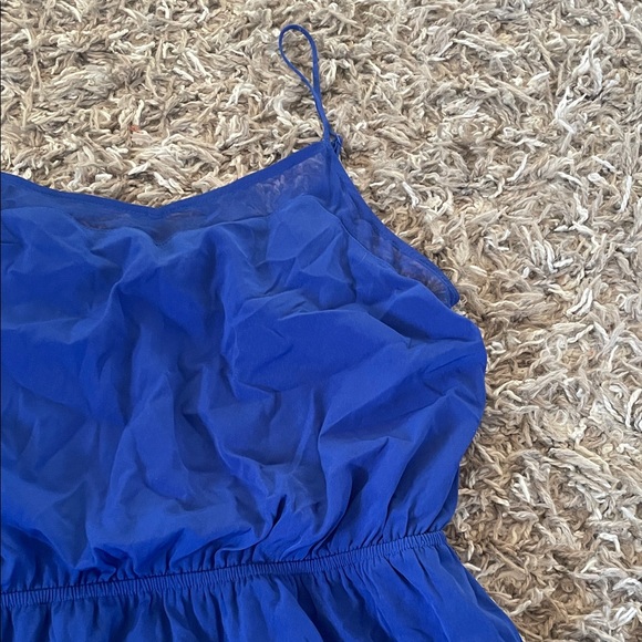 Express Blue Spaghetti Strap Dress size XS - Picture 3 of 14